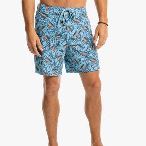 NWT Southern Tide Men's Botanical Beverage Swim Short Size Large